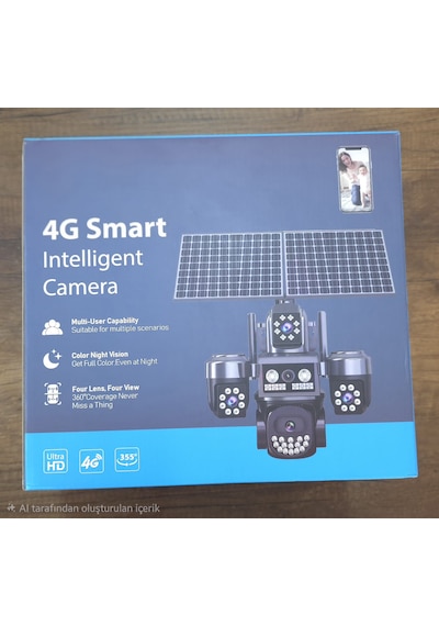Acme Iprocam 332plus 4kameralı Çakarlı 12mp Çift Solar 4glte Kamera