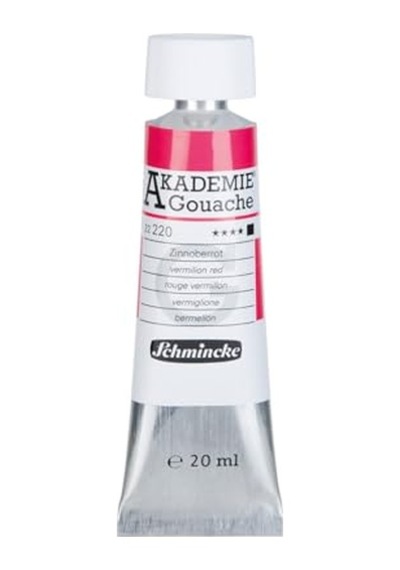 Akademie Guaj Boya 20 Ml 220 Vermilion Red Genel