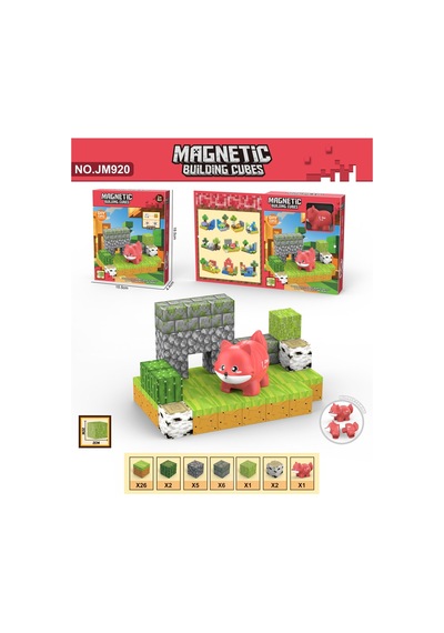 Magnetıc Küpler Eğitici Hayvanlar