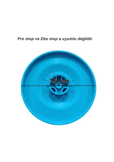 Motek Turbo Sap Yedek Disk Döner Başlıklı Mop Setler İçindir Sadece Yuvarlak Disk Kısmıdır