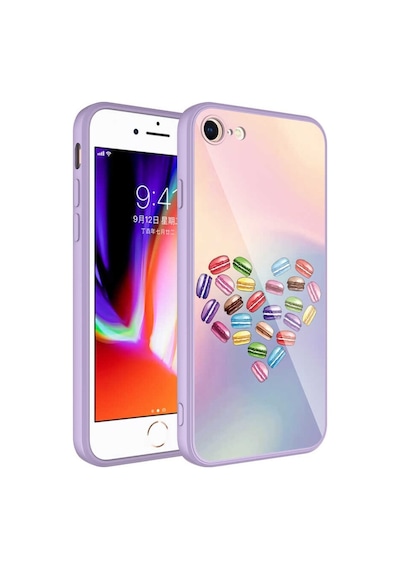 Apple Uyumlu iPhone Se 2020 Kılıf Kamera Korumalı Desenli Sert Silikon K
