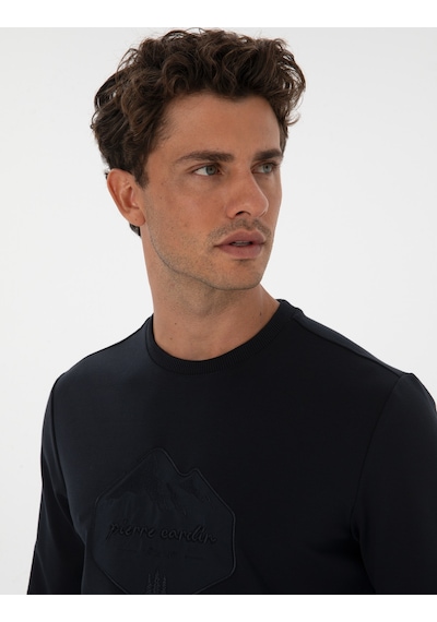 Pierre Cardin Erkek Lacivert Sweatshirt 50315408-vr033 Lacivert