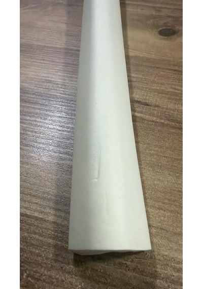 2 Metre 1 Adet Fildişi-krem Yumuşak Kauçuk Koruma Bebek Odası Mobilya Kenar Köşe Koruma Darbe Emici