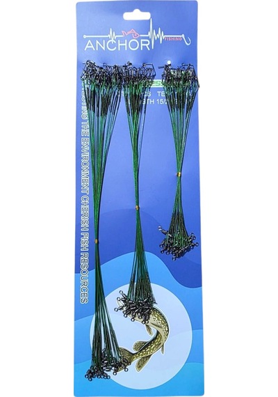 Anchor Fırdöndülü Çelik Tel 25 Cm 5 Li Paket - Standart