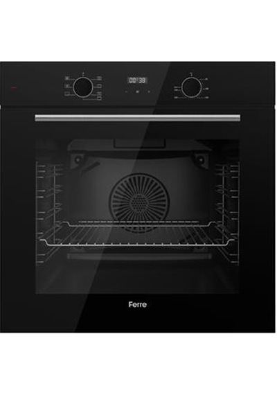 Ferre Black Plus Serisi QBL63CS-SS205-D063 3lü Cam Ankastre Set