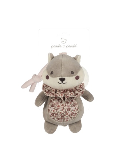Pasito A Pasito Cherry Müzikli Sincap Peluş Flowers Çok Renkli