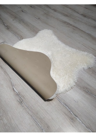 Doğuş Tavşan Tüyü Krem Post Halı 70 x 140 Cm