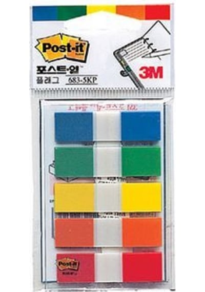 3M 683-5Kp İndex Postit 5 Renkli