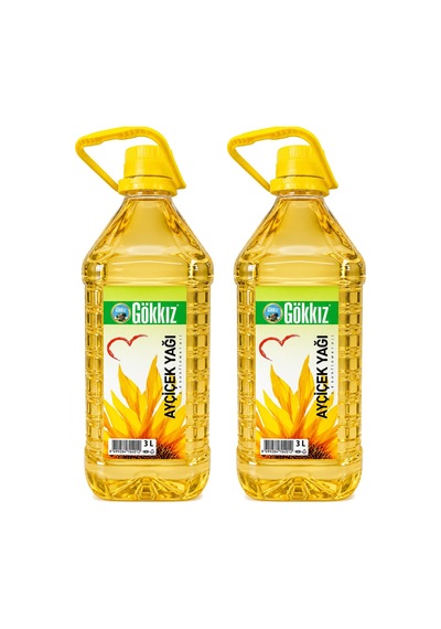 Gökkız Ayçiçek Yağı 3 Lt Pet 2 Li