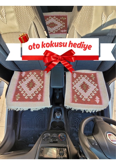 Oto Koltuk Minderi Kirlenme Ve Eskime Koruyucu Açık Kahve Renk Oto Koku Hediyeli