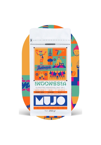 Indonesia Sumatra Mandheling Gr.1 Çekirdek Kahve-250gr-kağıt Filtre Kağıt Filtre