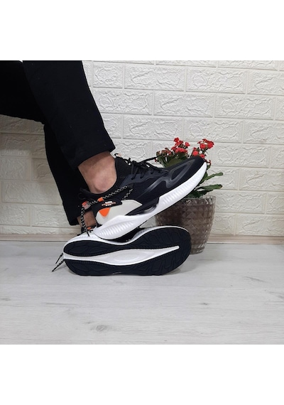 M.p 1659 Siyah Renk Kaymaz Rahat Hafif Spor Ayakkabı 001