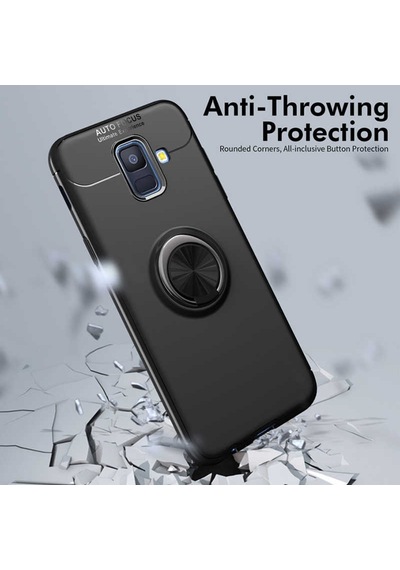 Samsung Uyumlu Galaxy J6 (Sm-J600F) Yüzüklü Manyetik Ravel Kilif 513341820