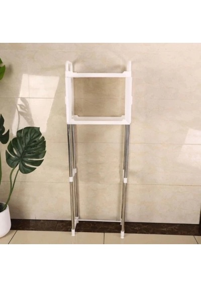 Orehome Paslanmaz Çelik Ayaklı Klozet Üstü Banyo Düzenleyici Raf Dolabı Beyaz