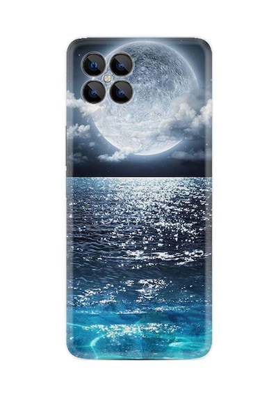 Omix X600 Kılıf Resimli Desenli Baskılı Silikon Kılıf Great Moon 1301
