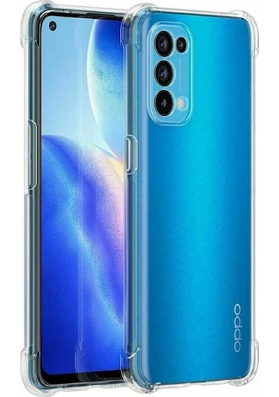 Oppo Reno A15 - A15s Kamera Korumalı Shockproof Silikon Kılıf- 5775 Şeffaf