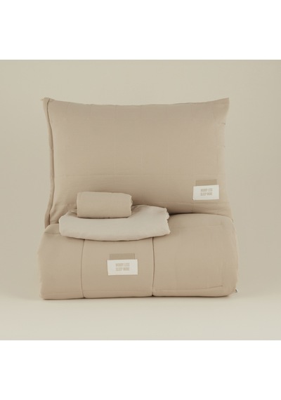 Karaca Home Relax Tek Kişilik Comfort Set/uyku Seti Bej Bej