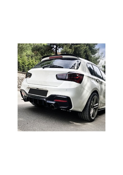 Bmw F20 1 Serisi 2015-2019 Arka Difüzör M Paket Uyumlu Piano Black Difüzör