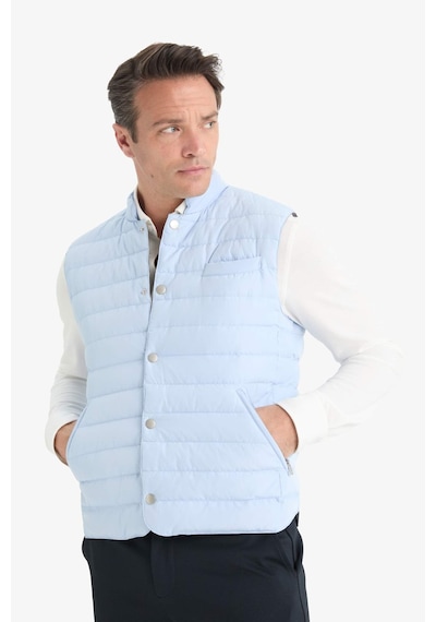 DeFacto Slim Fit Dar Kesim Çıtçıt Kapamalı Kaz Tüyü Yelek E6420AX25SPBE196