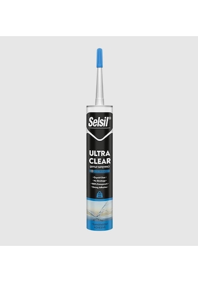 Selsil Ultra Clear Şeffaf Montaj Yapıştırıcı 290 Ml Belirtilmemiş