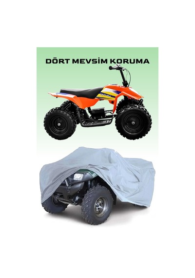 Gri Yuki 70 Cc Afacan Atv Brandası, Atv Koruyucu Örtüsü