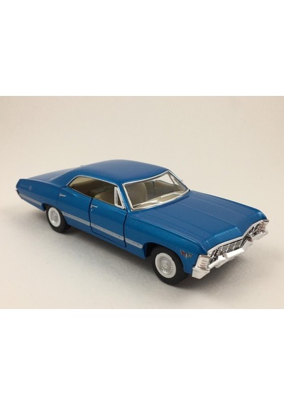 Kinsmart 1967 Chevrolet Impala 1:43 Mavi Çek Bırak Model Araba