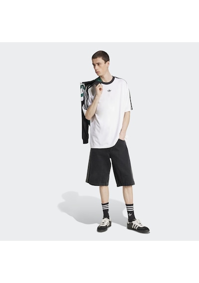 Adidas Jw5877 Jacquard Jersey Erkek Tişört Beyaz