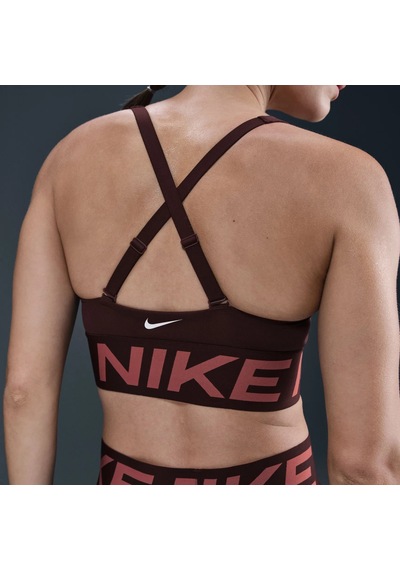 Nike Pro Indy Plunge Orta Destekli Pedli Kadın Sporcu Sütyeni Pembe