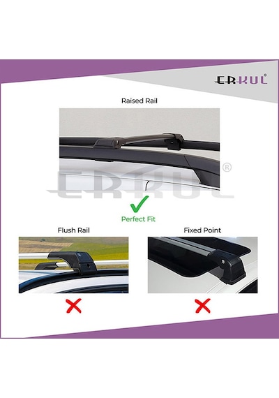 Erkul RENAULT-CLIO 3 SW 2006-2012 Ara Atkı Wingcarrier Siyah