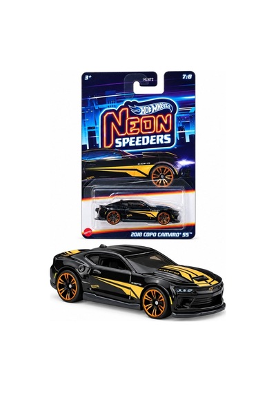 Hot Wheels Neon Yarışçılar - 2018 Copo Camaro Ss Jcb06 Çok Renkli