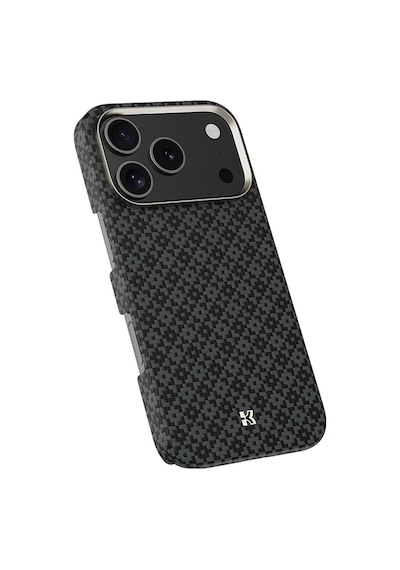 Apple Uyumlu iPhone 17 Pro Max Kılıfm-safe Şarj Özellikli Benks Armorair Armorgrid Serisi Kevlar Siyah Siyah