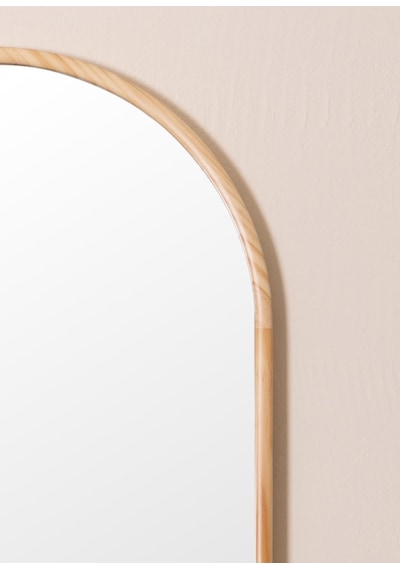 The Mia Ahşap Duvar Aynası 50x160 Cm Ahşap
