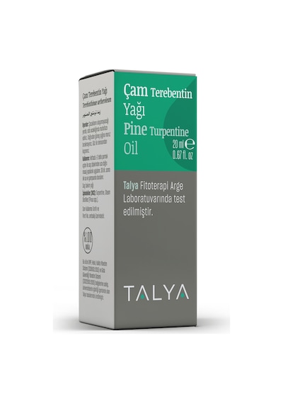 Talya Soğuk Sıkım %100 Saf ve Doğal Çam Terebentin Yağı 20 ML