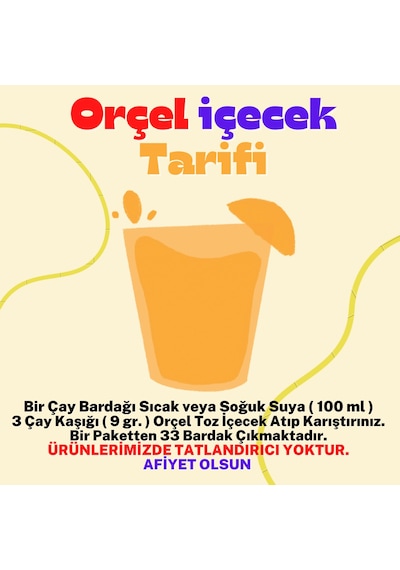 Orçel 4 Çeşit Karma Koli Aromalı İçecek Tozu Oralet 16 x 300 G