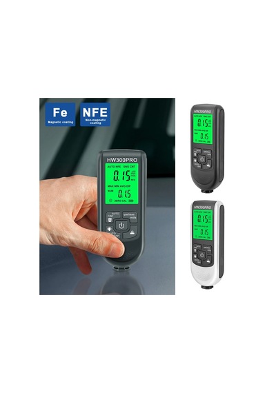 Hw-300pro Araba Boyası Filmi Otomatik Kalınlık Ölçer 0-2000um Fe/nfe Kaplama C Hw-300pro İspanya