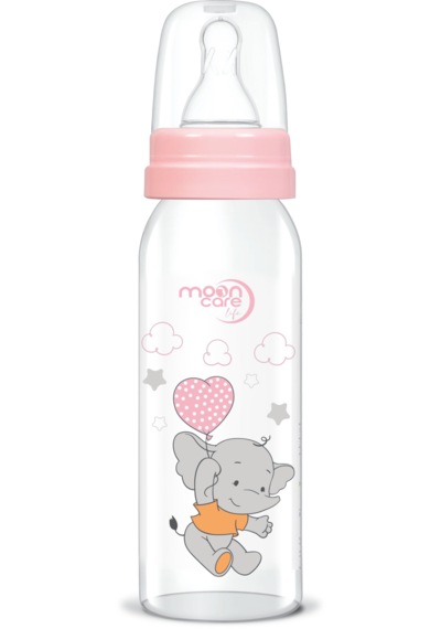 Mooncare Lıfe Klasik Pp Biberon 250 Ml Pembe