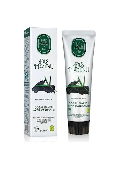 Eyüp Sabri Tuncer Diş Macunu 90ml. Bambu Karbonlu