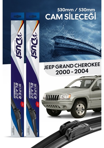 Jeep Grand Cherokee Silecek Takımı 2000-2004 Uyumlu 530mm/530mm