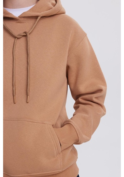 Tudors Kadın Relax Fit Rahat Kesim Pamuklu Kapüşonlu Kanguru Cepli Kiremit Sweatshirt-39944 Kiremit Tudors Kadın Relax Fit Rahat Kesim Pamuklu Kapüşonlu Kanguru Cepli Kiremit Sweatshirt-39944 Kiremit