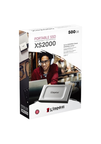 Kingston SXS2000/500G 500 GB 2000 MB/S USB 3.2 Type-C Taşınabilir SSD