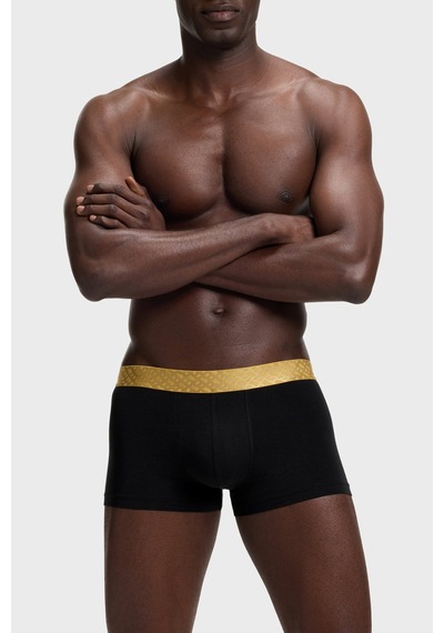 Boss Erkek Boxer 50546808 970 Siyah-lacivert-yeşil Siyah-lacivert-yeşil