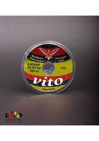 Vito Süper Strong Monoflament Şeffaf Misina 160 Metre 0,40mm - Standart