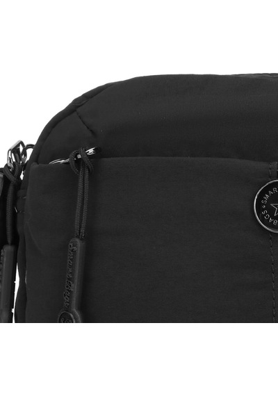 Smart Bags Mikro Poly Kumaş Mini Boy Postacı Kadın Çantası 3339 Siyah