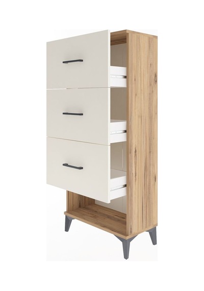 Arges Dolap 3 Çekmeceli 60x30x134 Çam-aytaşı Çam Arges Dolap 3 Çekmeceli 60x30x134 Çam-aytaşı Çam