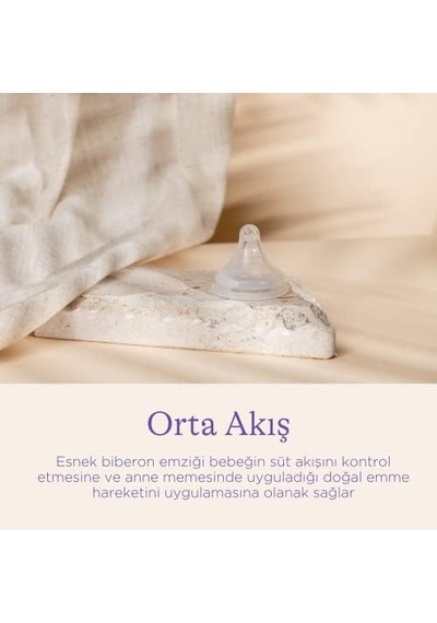 Natural Wave Biberon Emziği Orta Akışlı
