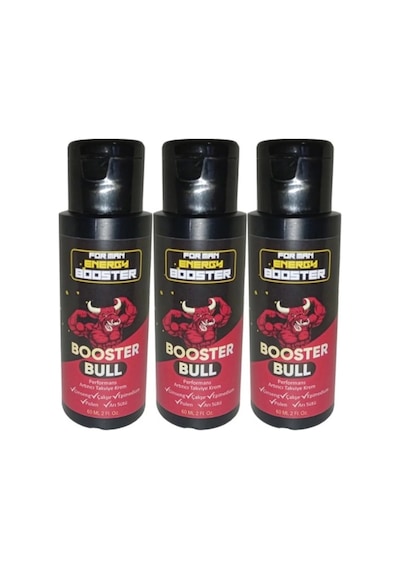 Süper Booster Bull 3 Adet Erkeklere Özel Krem 60 Ml - 3 Adet 60 Ml