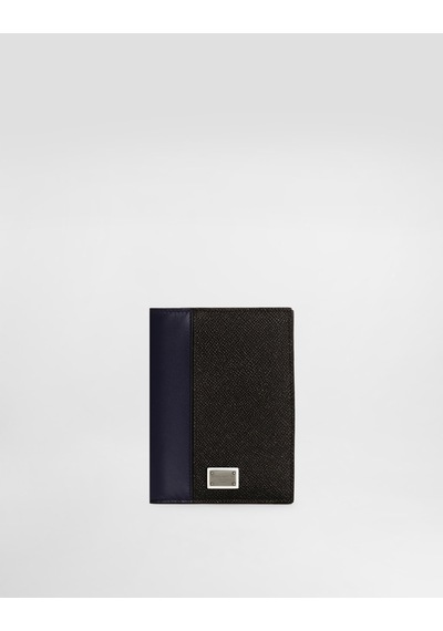 Dolce & Gabbana Dauphine Colored Passport Holder Siyah