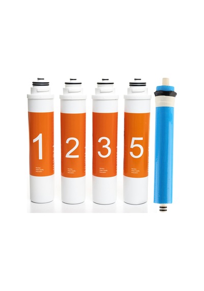 Waterlife Filtre 5 'li Set Waterlife Su Arıtma Filtresi Uyumlu