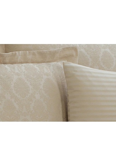 Monaco Bambu Jakar Kumaş Bej Ikili Oksford 60x80 Cm Yastık Kılıfı - 1321 Çok Renkli