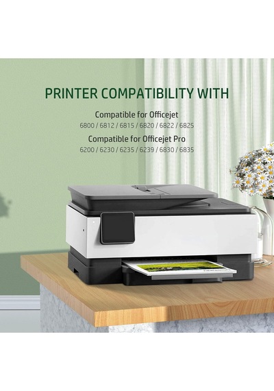 934xl 935xl Yüksek Kapasiteli Uyumlu Kartuşlar Hp 934 Xl 935 Xl Officejet Pro 6230 6830 6835 Officejet 6820 6220 6812 6815 İçin Siyah Camgöbeği Macenta Sarı, 4 Paket